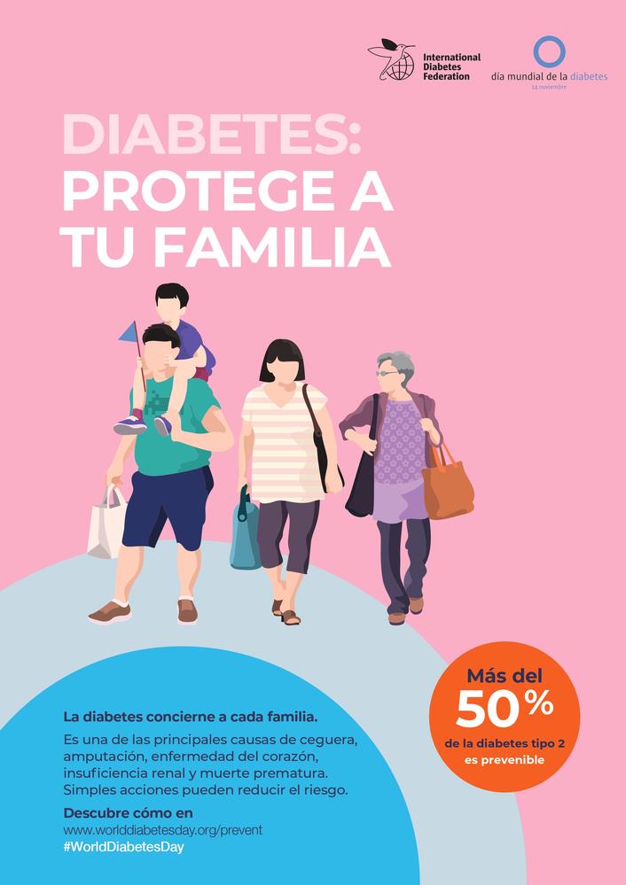 Día Mundial de la Diabetes 2019: Protege a tu familia
